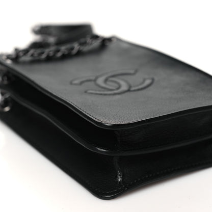 Chanel Calfskin CC Phone Holder Crossbody Black 9 of 11