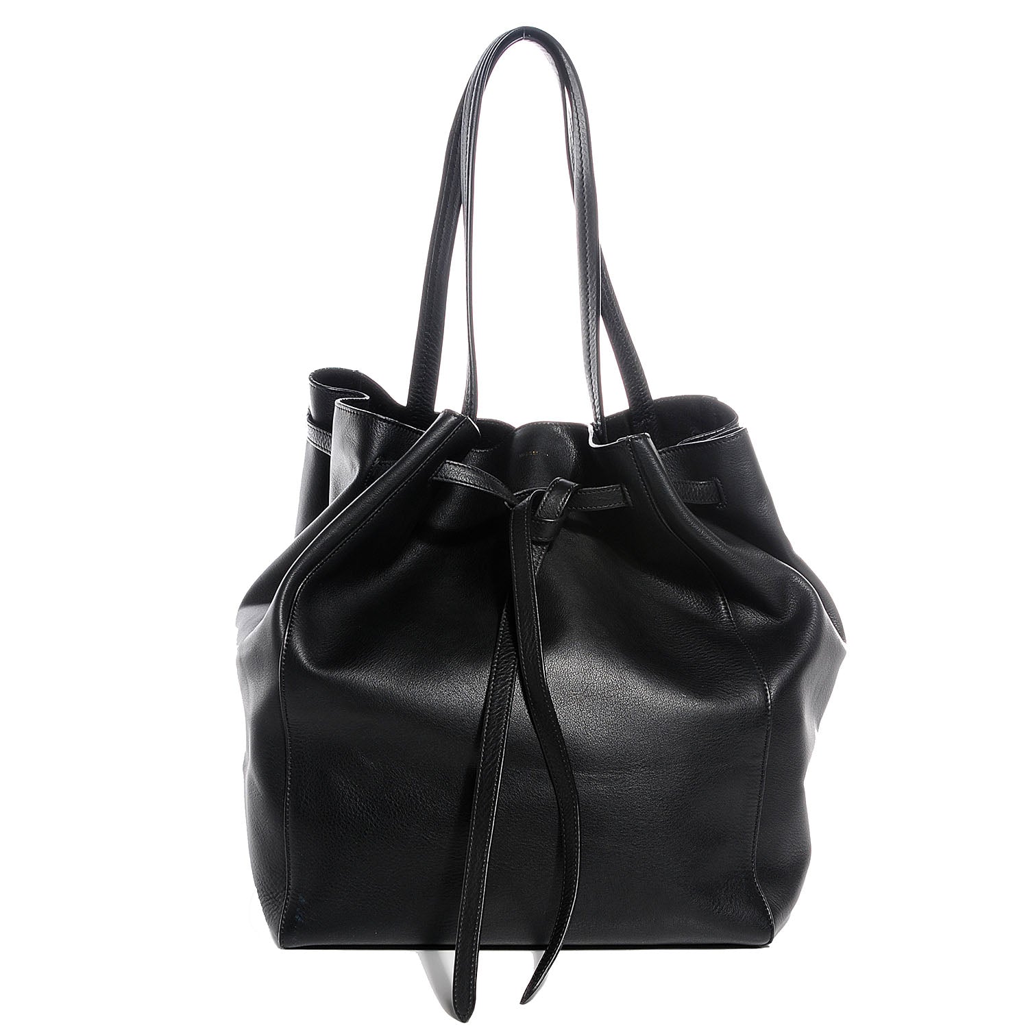 Celine Soft Grained Calfskin Medium Cabas Phantom Black 1 of 9