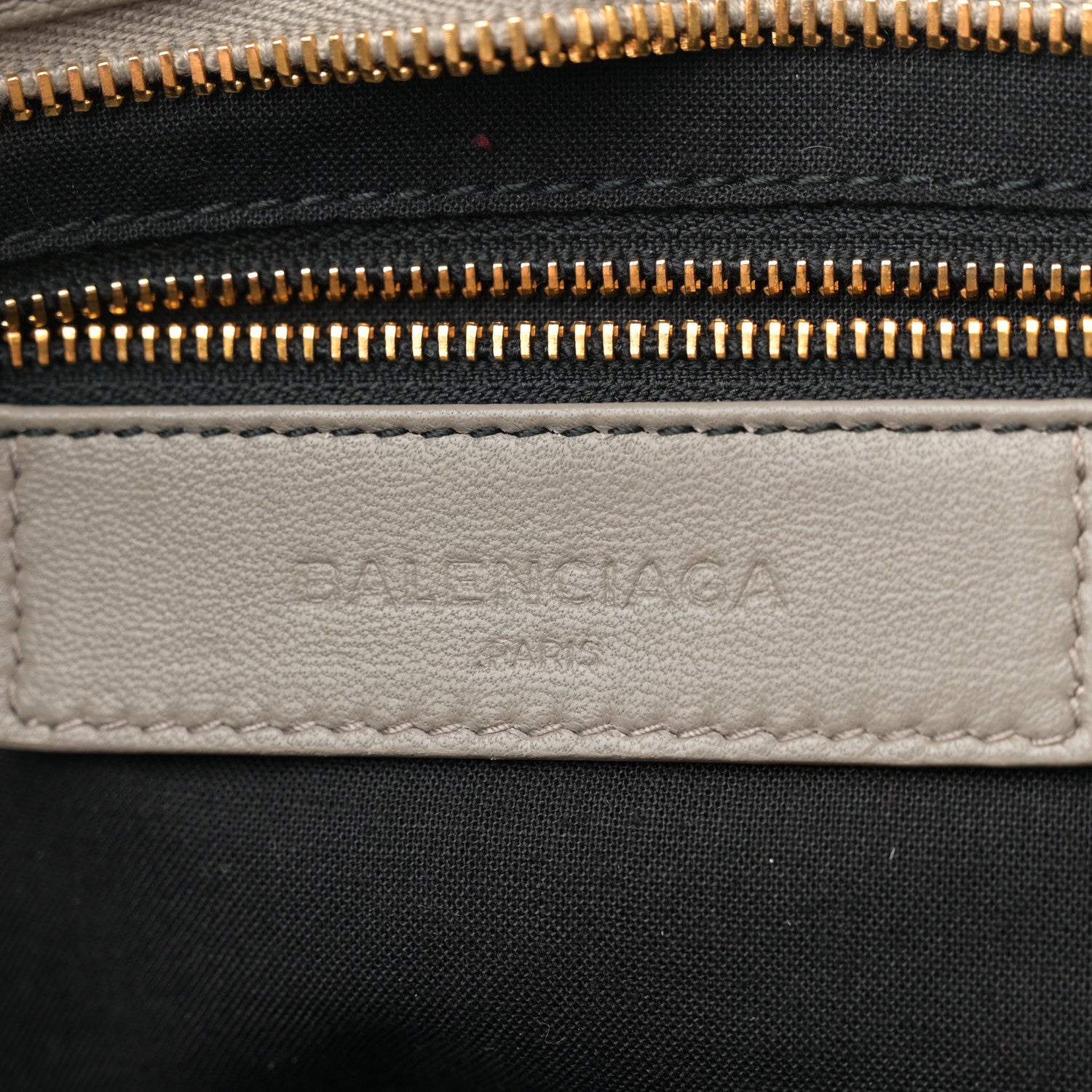 Balenciaga Chevre Gold Metallic Edge Hardware City Gris Taupe 7 of 15