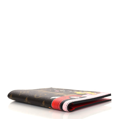 Louis Vuitton Monogram 2019 Christmas Animation Passport Cover Rouge 5 of 10