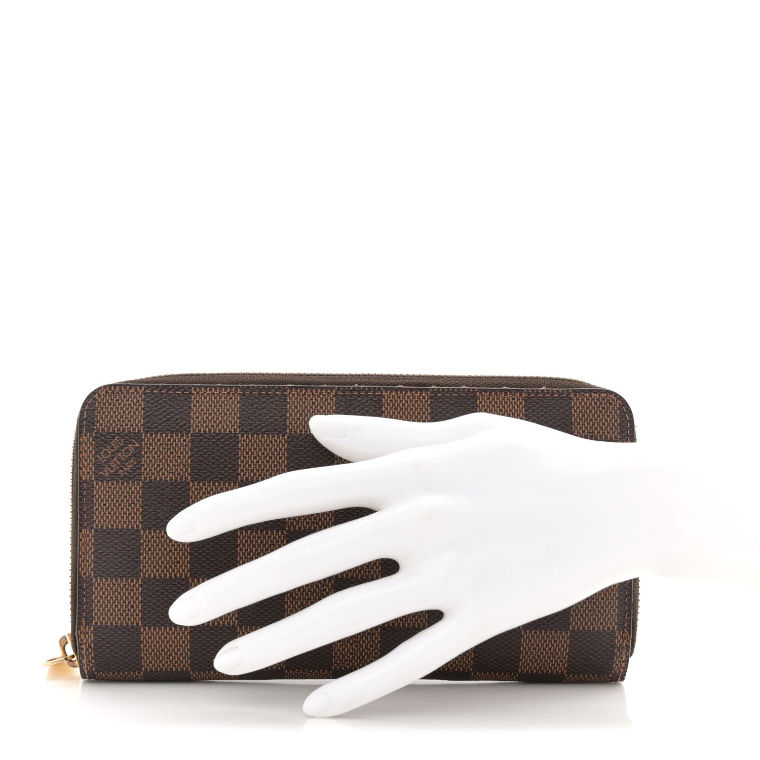 Louis Vuitton Damier Ebene Zippy Wallet 2 of 9