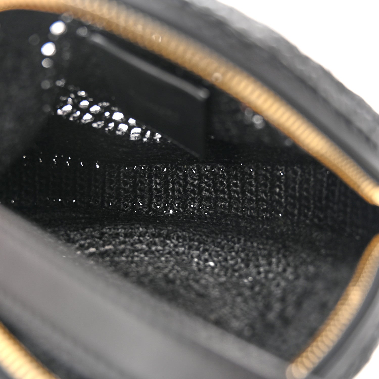 Saint Laurent Raffia Sac Round Black 5 of 9