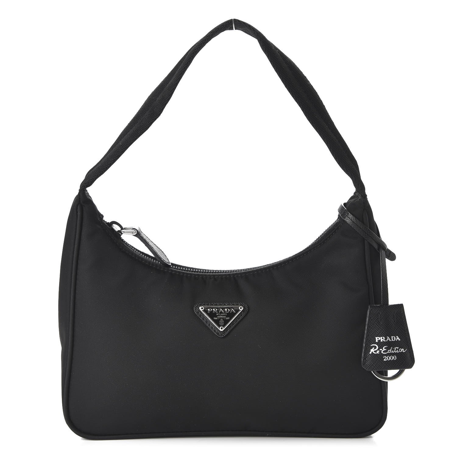 Prada Tessuto Nylon Mini Re-Edition 2000 Bag Black 1 of 9