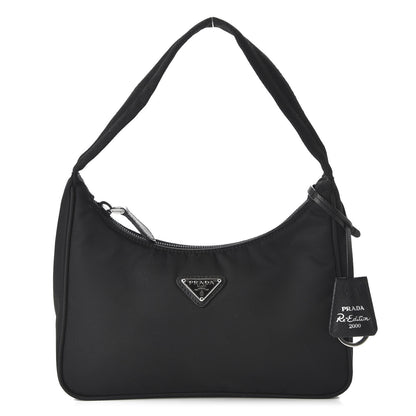 Prada Tessuto Nylon Mini Re-Edition 2000 Bag Black 1 of 9