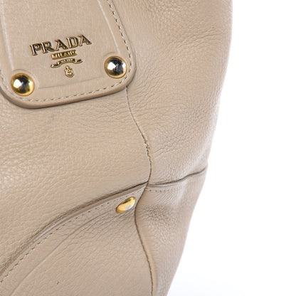 Prada Vitello Daino Pushlock Tote Sughero 16 of 24