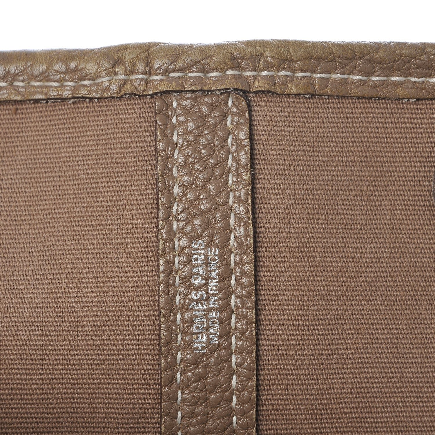 Hermes Toile Buffle Garden Party 36 MM Tote Etoupe 6 of 15