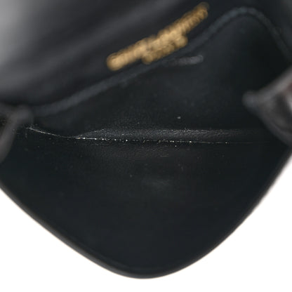 Saint Laurent Calfskin Monogram Coin Pouch Black 5 of 13