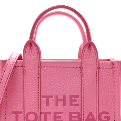Marc Jacobs Grained Calfskin Mini The Tote Bag Candy Pink 5 of 11