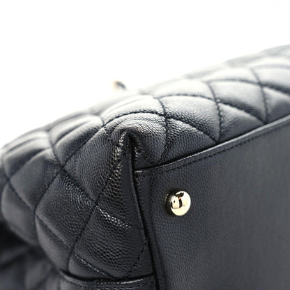 Chanel Caviar Quilted Medium Coco Handle Flap Black 10 of 11