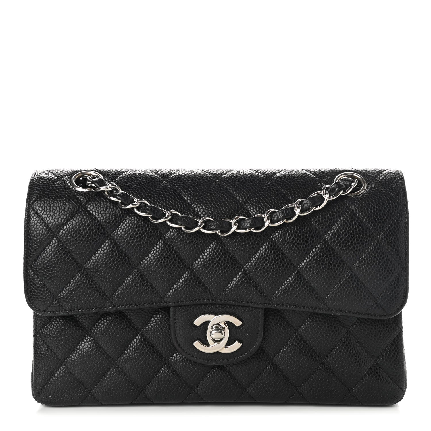 Chanel Caviar Quilted Small Double Flap Black 1 of 14