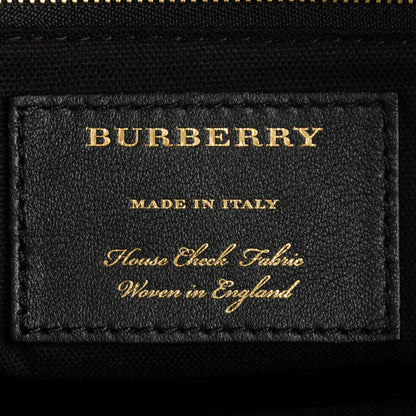 Burberry House Check Horseshoe Leather Small Canterbury Black 6 of 7