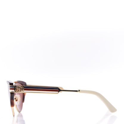 Gucci Cat Eye Web Sunglasses GG0522S Tortoise 3 of 9