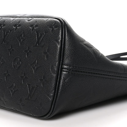 Louis Vuitton Empreinte Monogram Giant Neverfull MM Black 9 of 9
