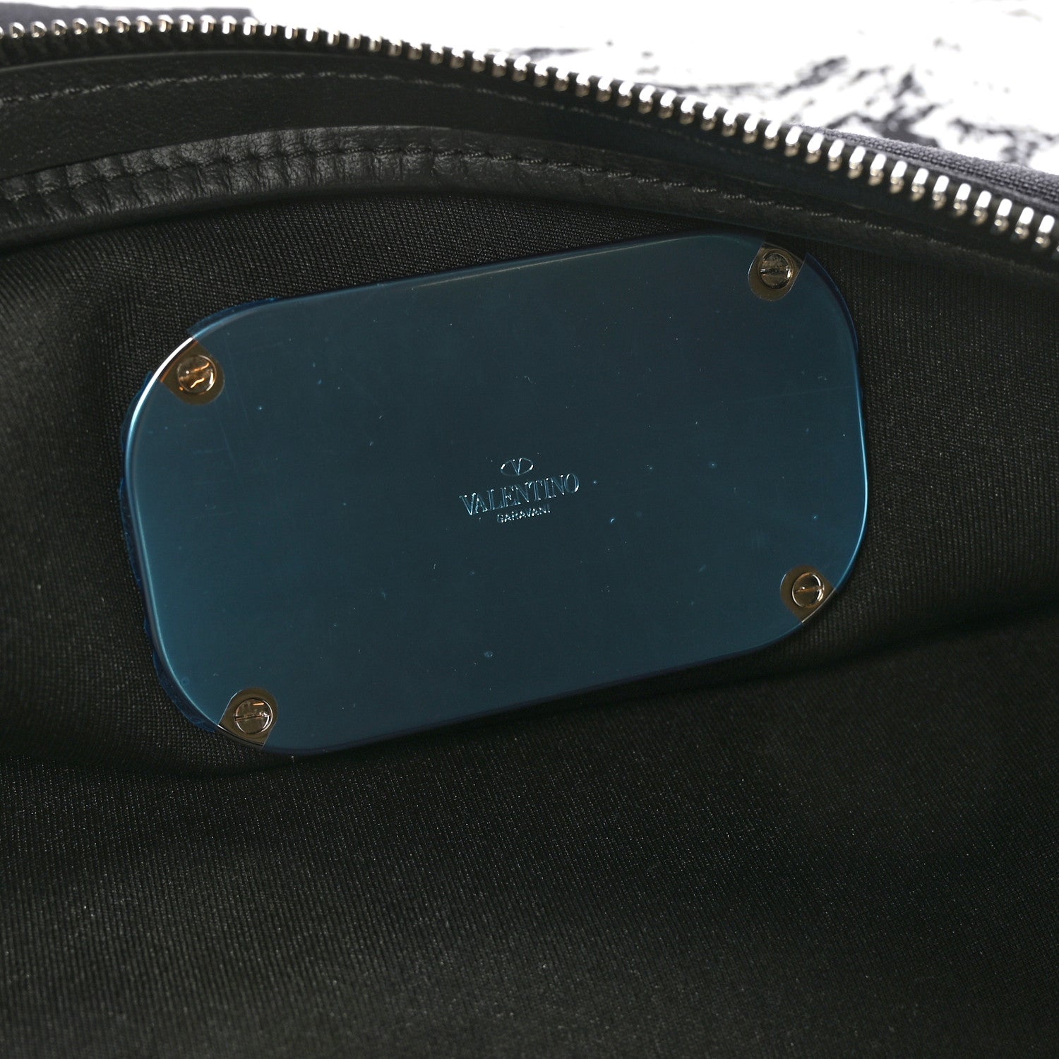 Valentino Garavani X UNDERCOVER Canvas Time Traveller Laptop Case Black 5 of 6