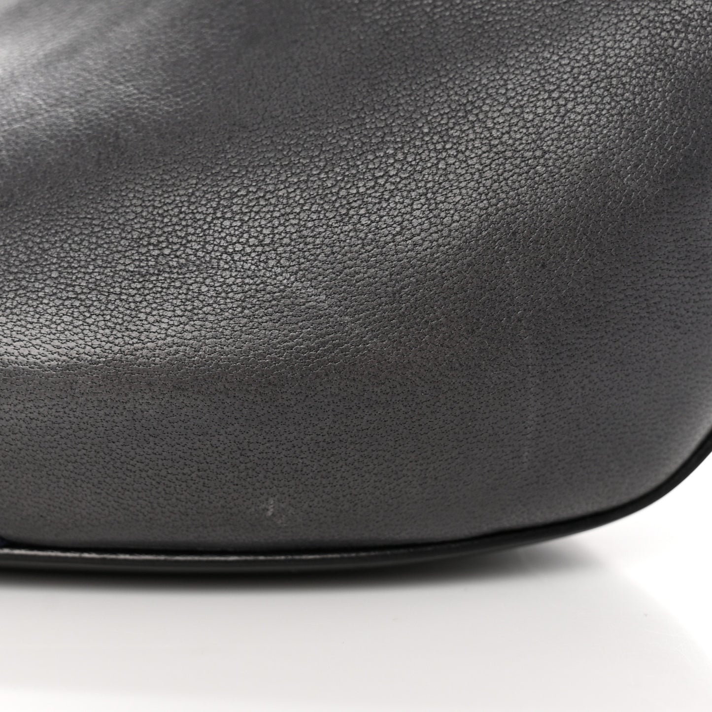 Lambskin CC Cap Toe Ankle Boots 37 Grey Navy Blue