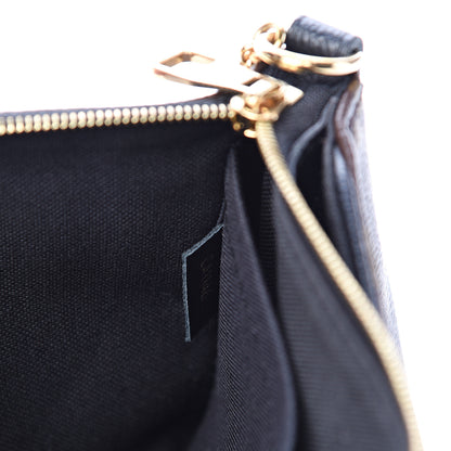 Louis Vuitton Monogram Pallas Clutch Black 6 of 10
