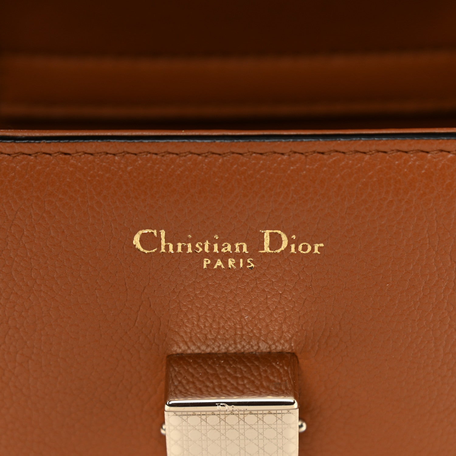 Christian Dior Smooth Calfskin Medium Diorever Flap Brown 6 of 12