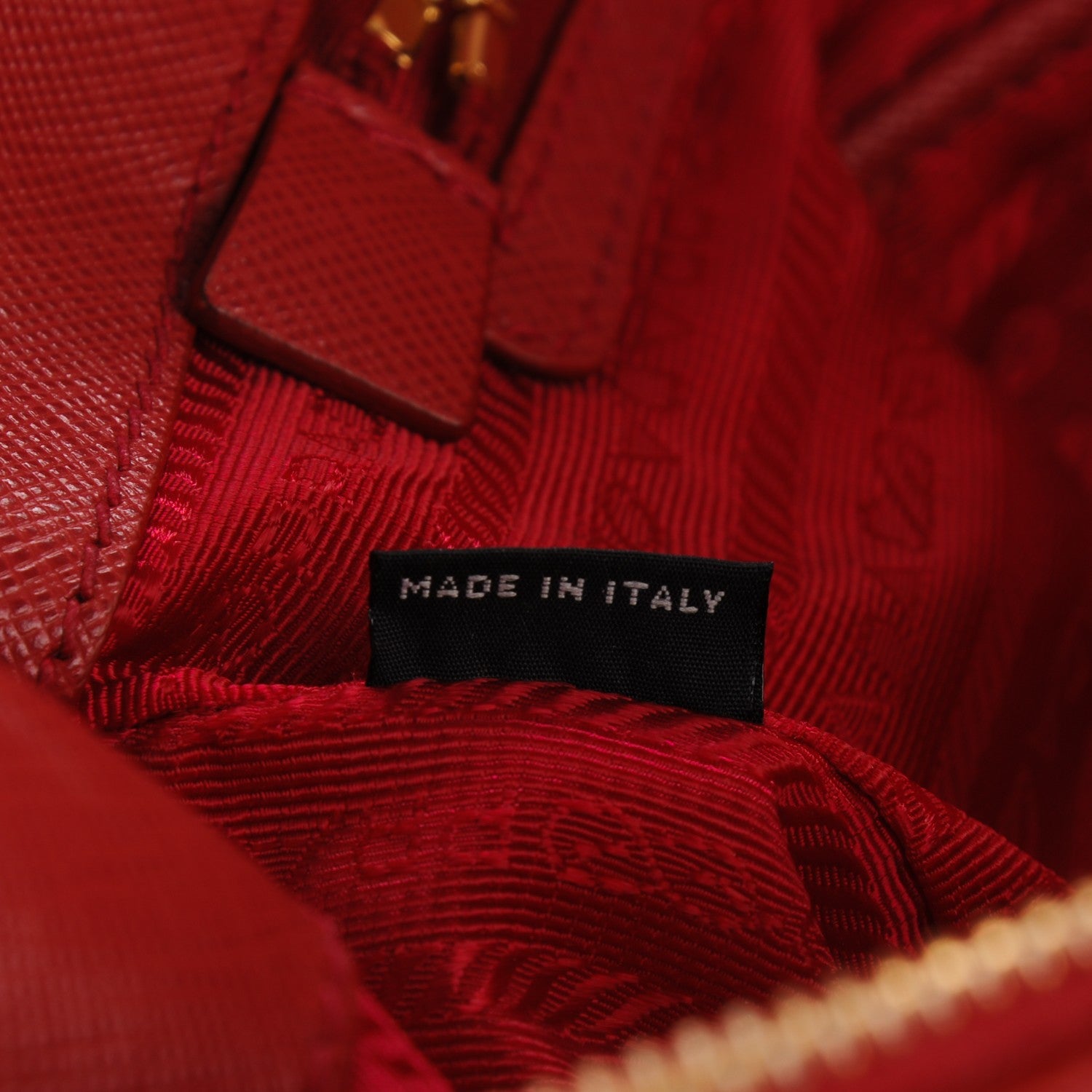 Prada Saffiano Large Galleria Double Zip Tote Fuoco 7 of 10