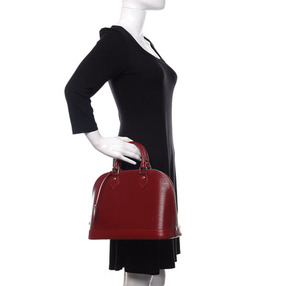 Louis Vuitton Epi Alma PM Rubis 2 of 9