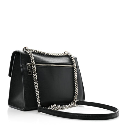 Louis Vuitton Soft Calfskin Mylockme Chain Bag BB Black 2 of 11