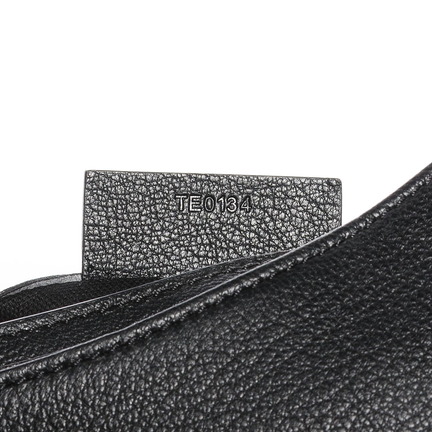 Sugar Goatskin Medium Antigona Envelope Clutch Black