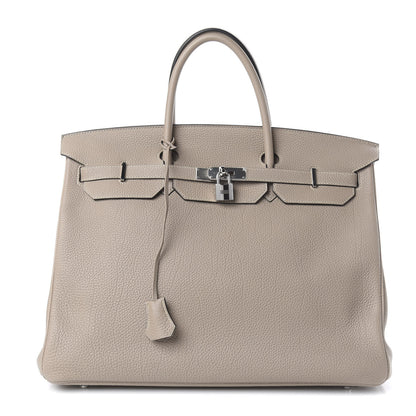 Hermes Togo Birkin 40 Gris Tourterelle 1 of 11