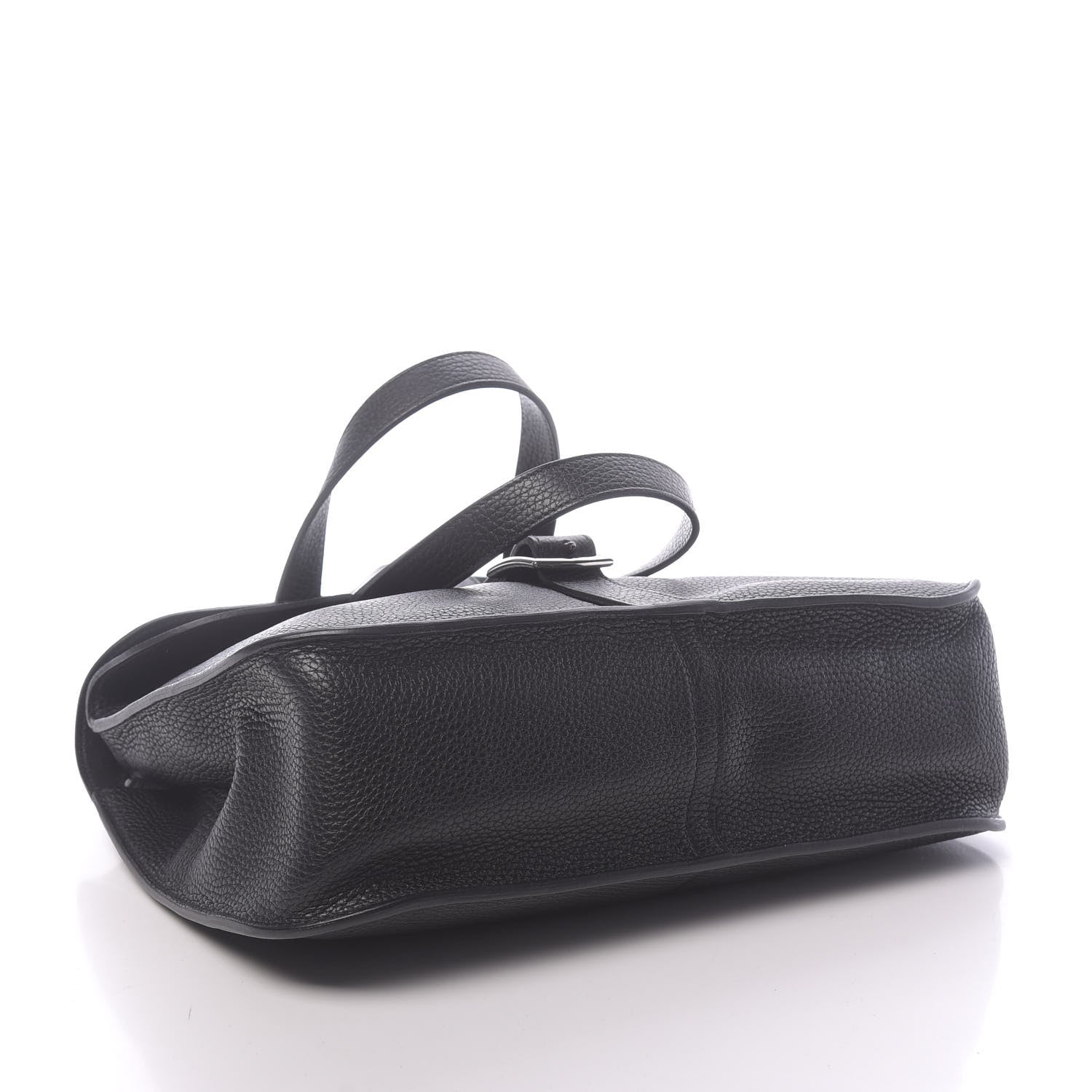 Hermes Taurillon Clemence Halzan 31 GM Black 5 of 11