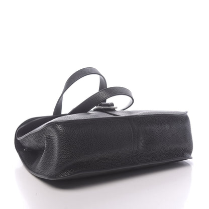 Hermes Taurillon Clemence Halzan 31 GM Black 5 of 11