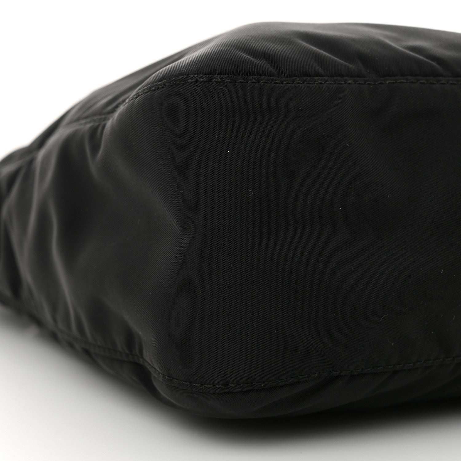 Prada Re-Nylon Vela Saffiano Pocket Double Zip Messenger Bag Black 9 of 10