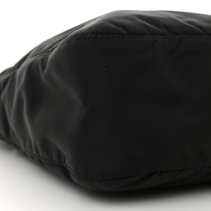 Prada Re-Nylon Vela Saffiano Pocket Double Zip Messenger Bag Black 9 of 10