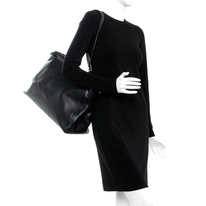 Fendi Vitello Suede Large Peekaboo Iconic Satchel Black 2 of 12