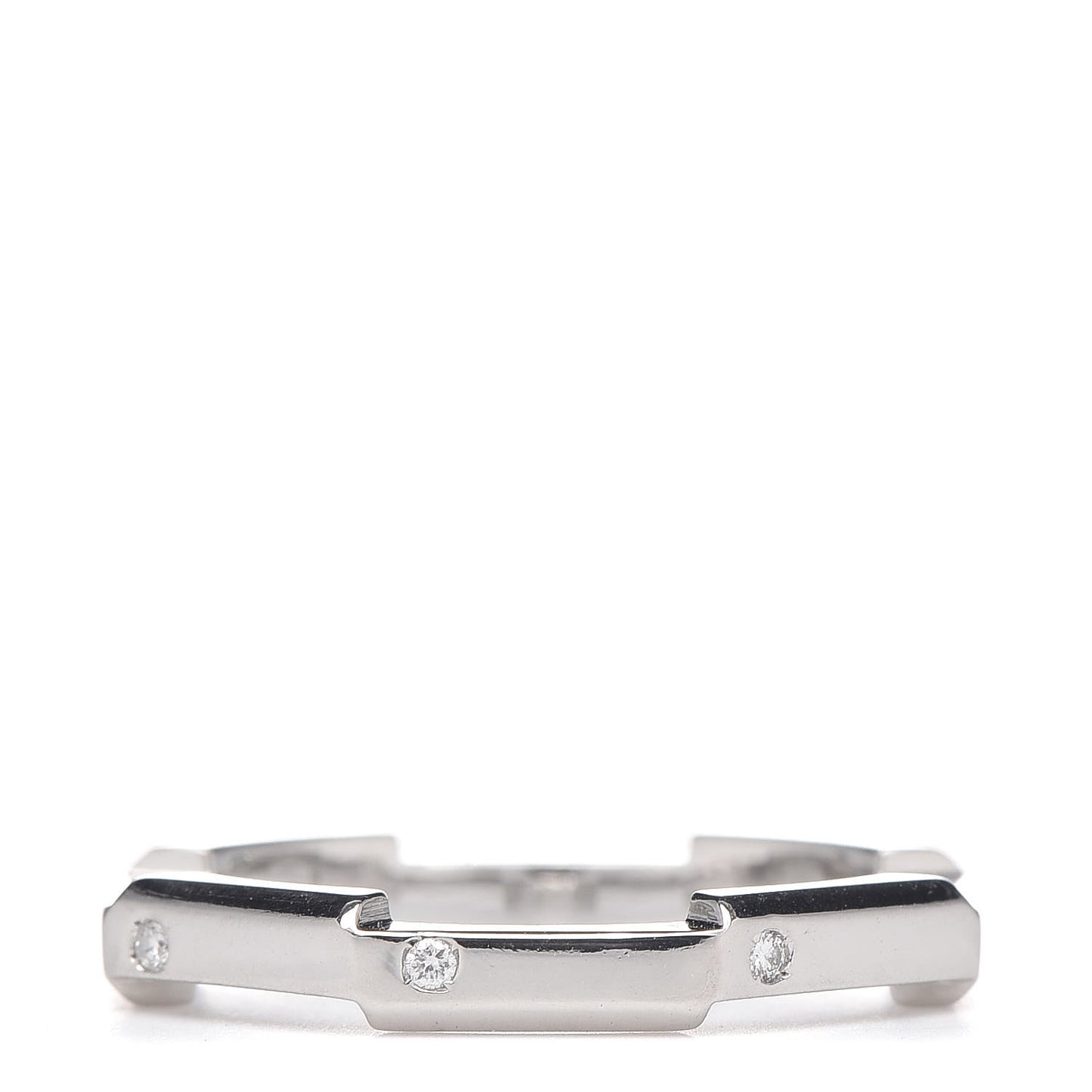 Platinum Diamond Link To Love Band Ring 50 5.25