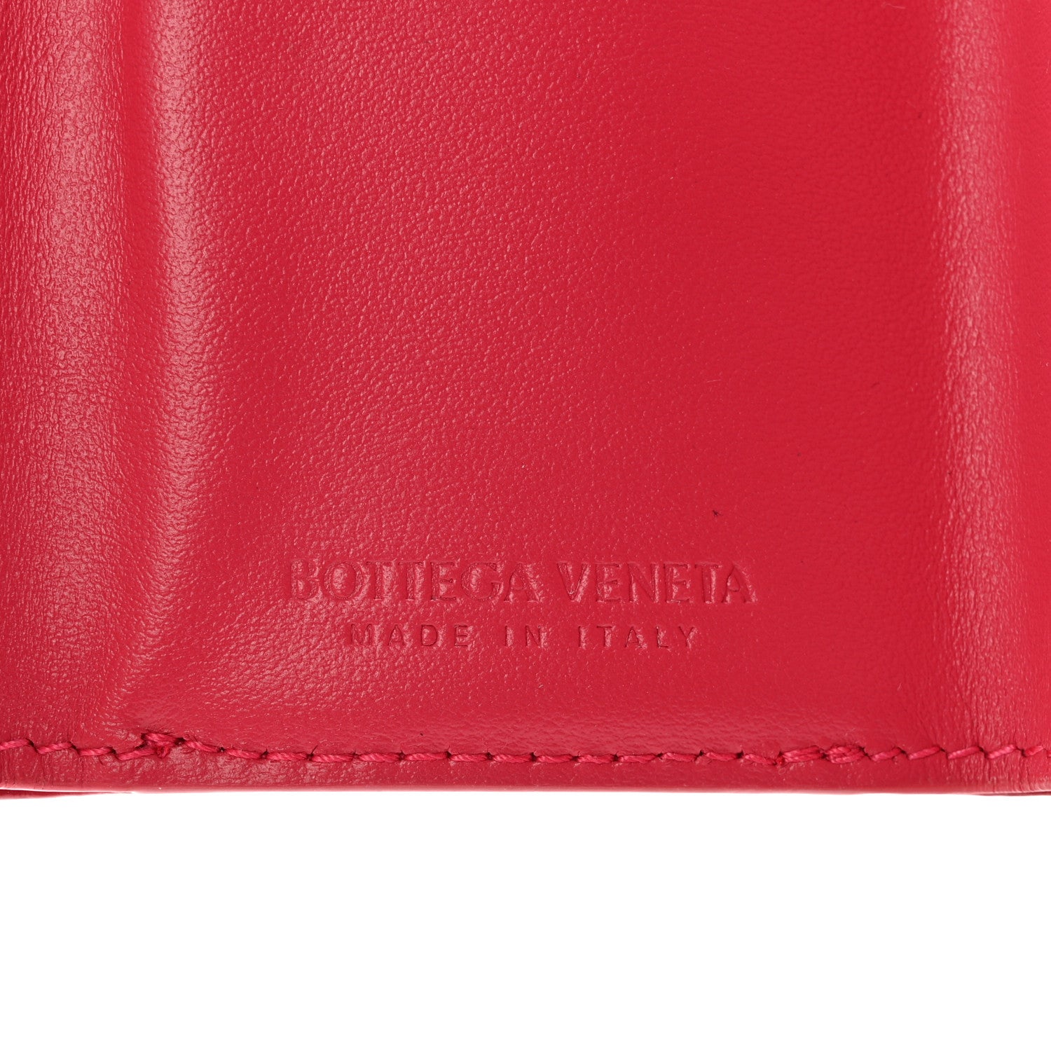 Bottega Veneta Nappa Intrecciato Trifold Wallet Cinnabar 6 of 12