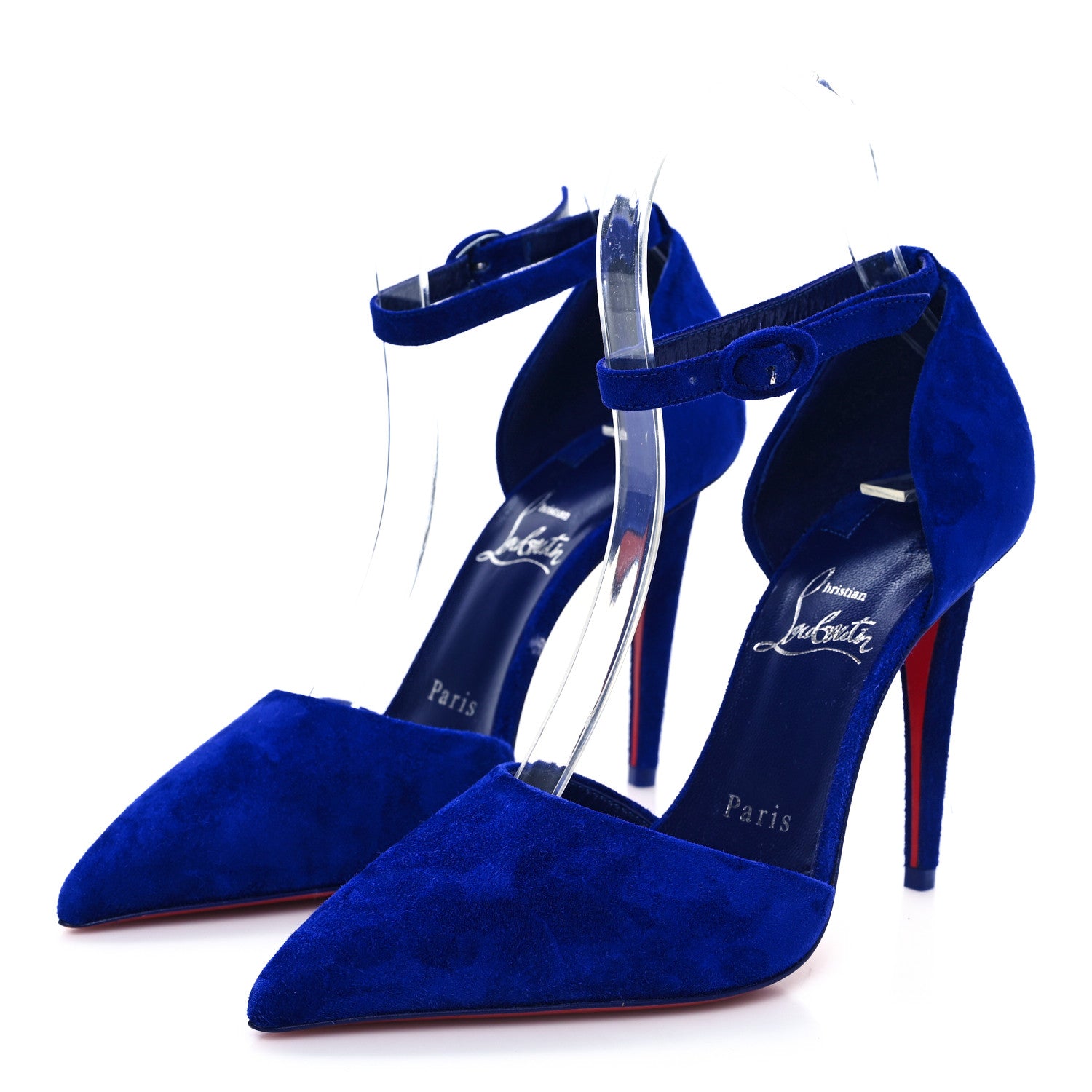 Christian Louboutin Veau Velours Astrida Bride 100 Pumps 35.5 Galactiqueen 3 of 6