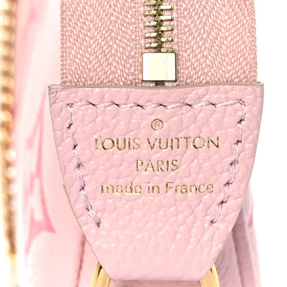 Louis Vuitton Empreinte Monogram Giant By The Pool Mini Pochette Accessories Bouton De Rose 6 of 9