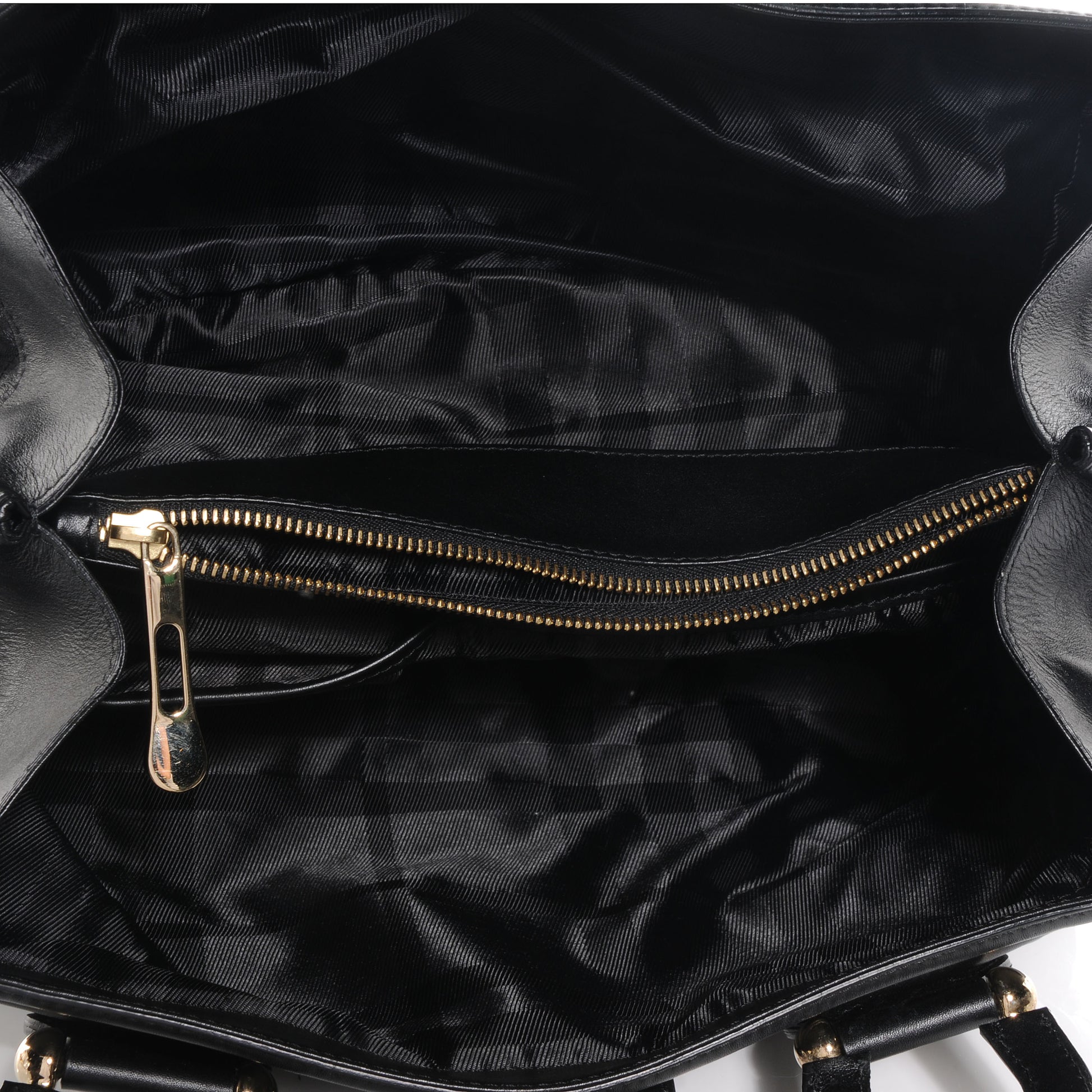 Burberry Leather Quilted Satchel Black 6 of 9