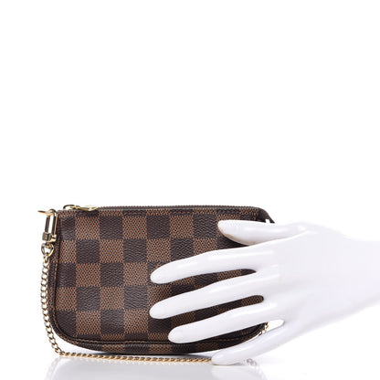 Louis Vuitton Damier Ebene Mini Pochette Accessories 2 of 9