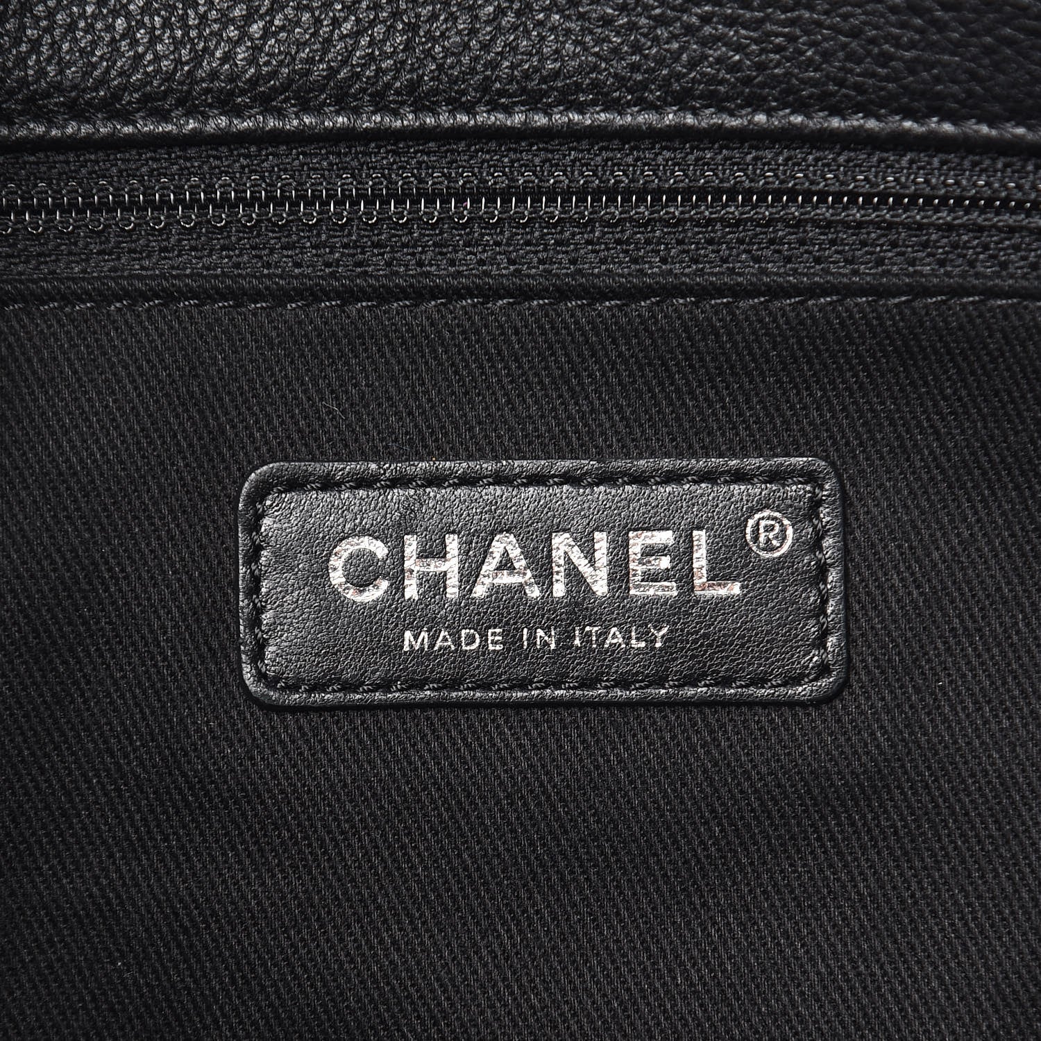 Chanel Grained Calfskin Stitched Medium Braided With Style Hobo Black 6 of 14