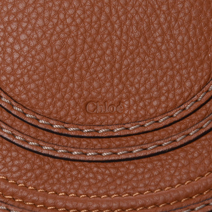 Chloe Calfskin Mini Marcie Round Crossbody Bag Tan 8 of 10