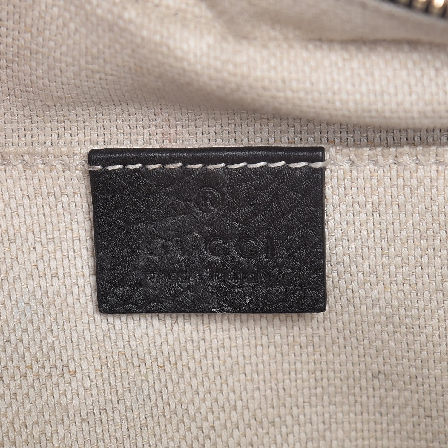 Gucci Pebbled Calfskin Small Soho Disco Bag Black 6 of 8