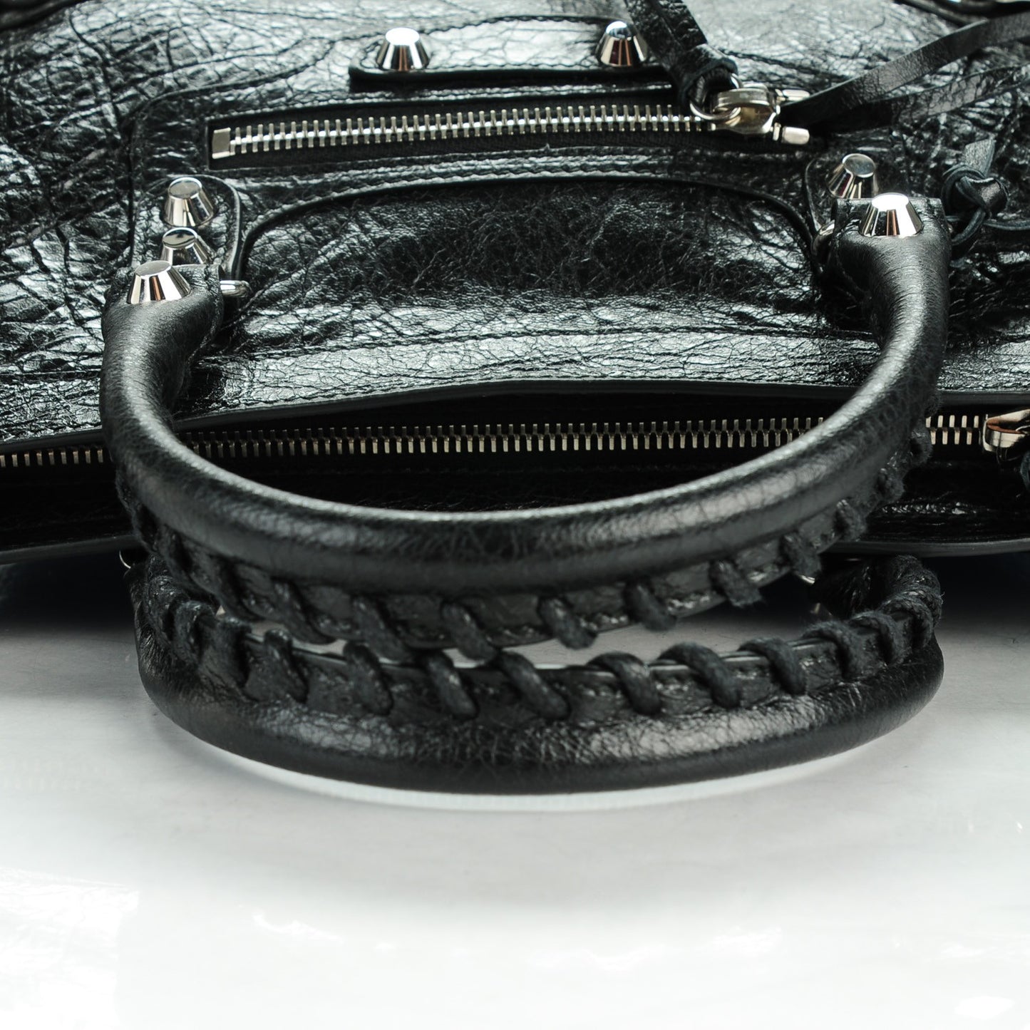 Agneau Classic Silver Hardware S City Black