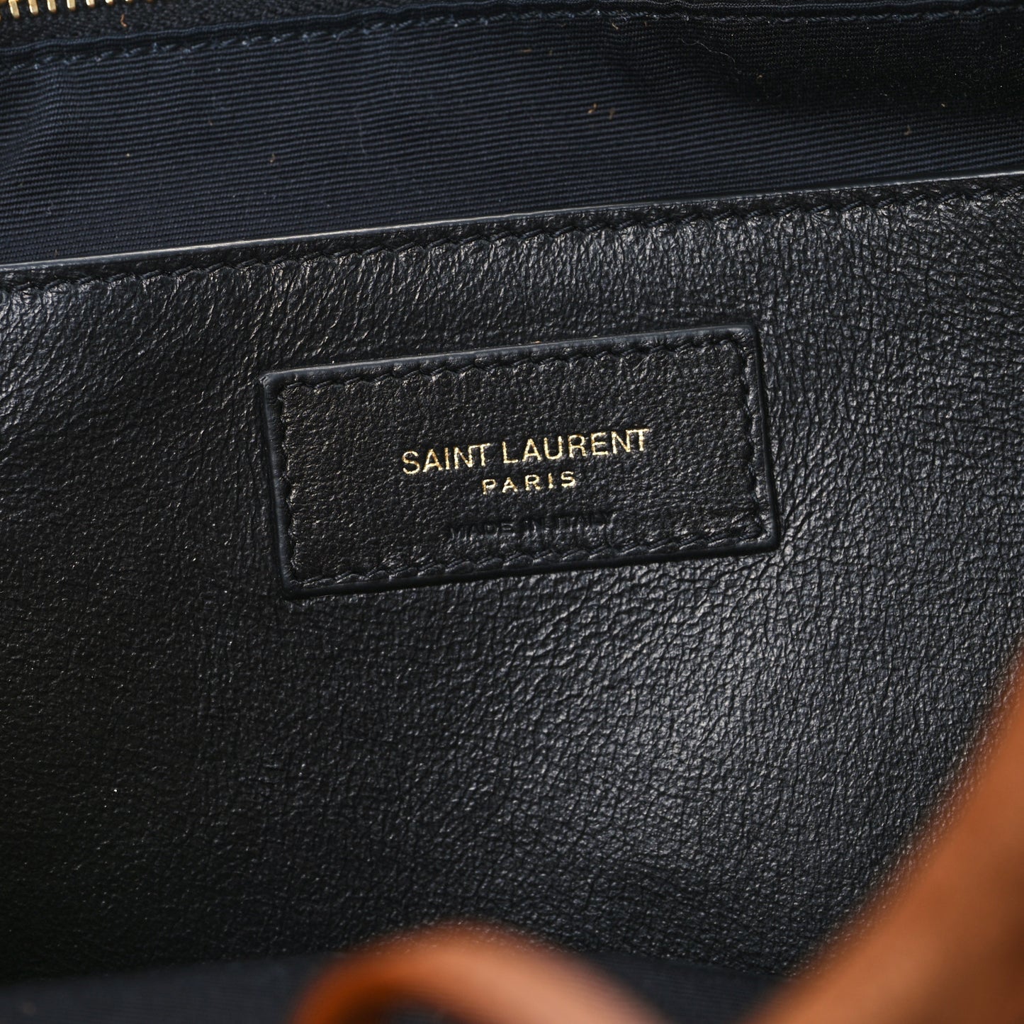 Suede Matelasse Monogram Large Jamie 4.3 Snuff