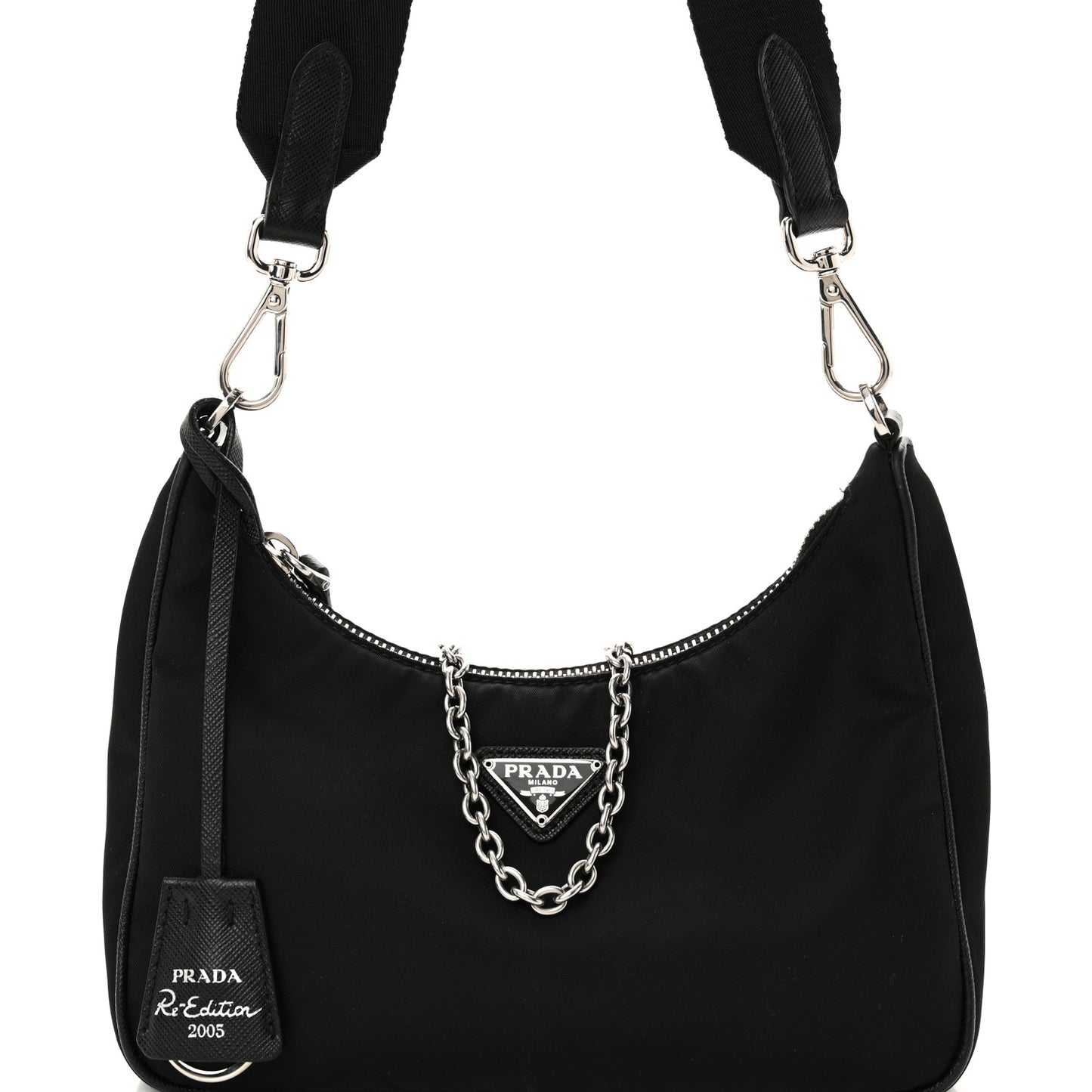 Nylon Re-Edition 2005 Shoulder Bag Black