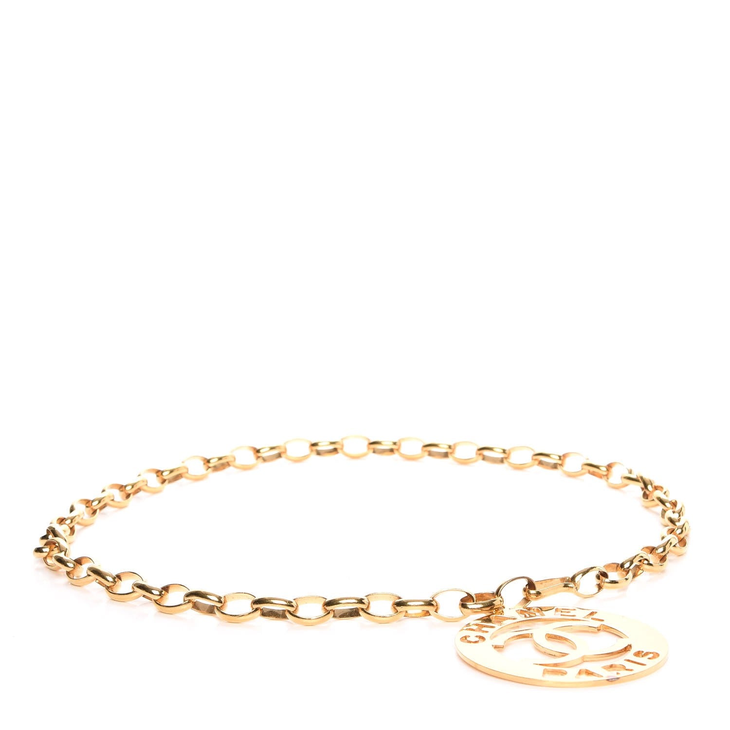 Chanel Chain Medallion Belt Gold 1 of 6