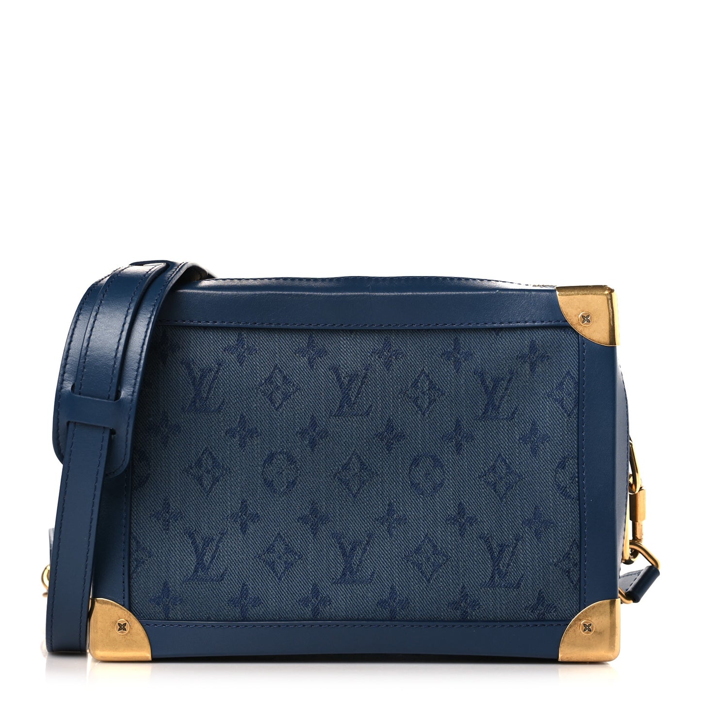 Denim Monogram Soft Trunk Navy