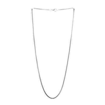 David Yurman Sterling Silver 2.7mm Small Box Chain Necklace 20" 3 of 5