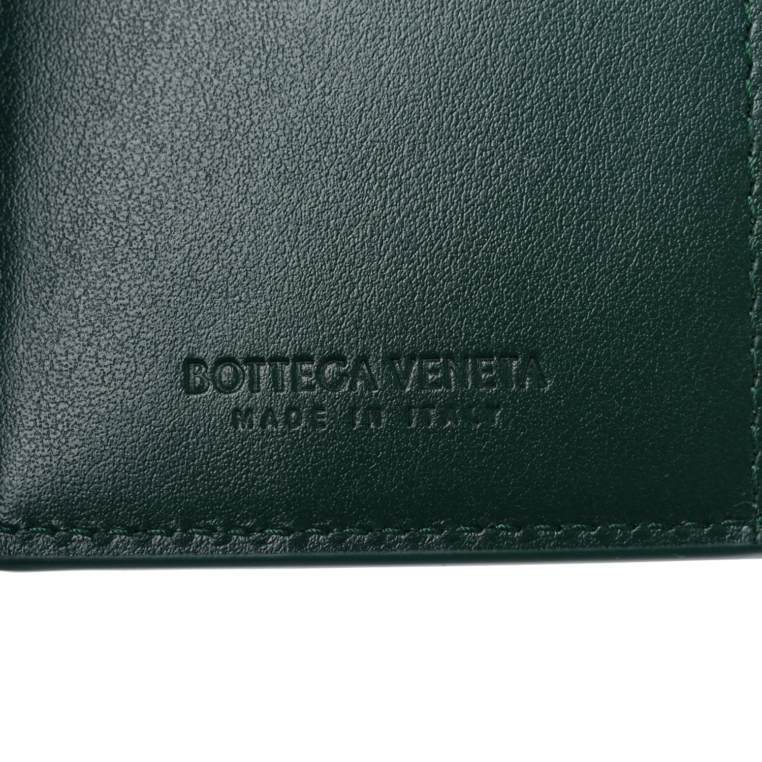 Bottega Veneta Nappa Maxi Intrecciato Bifold Zip Wallet Raintree 6 of 8