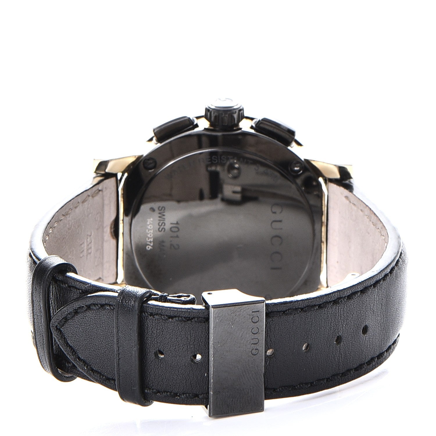 Gucci PVD Stainless Steel Calfskin 44mm G-Chrono Quartz Watch Black 4 of 12