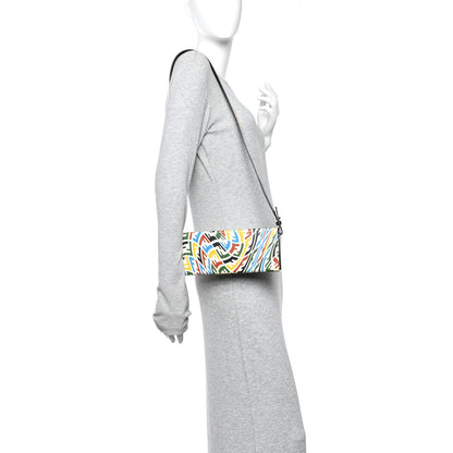 Fendi X SARAH COLEMAN Vitello Grace Light FF Vertigo Horizontal Box White Ice Multicolor 2 of 13