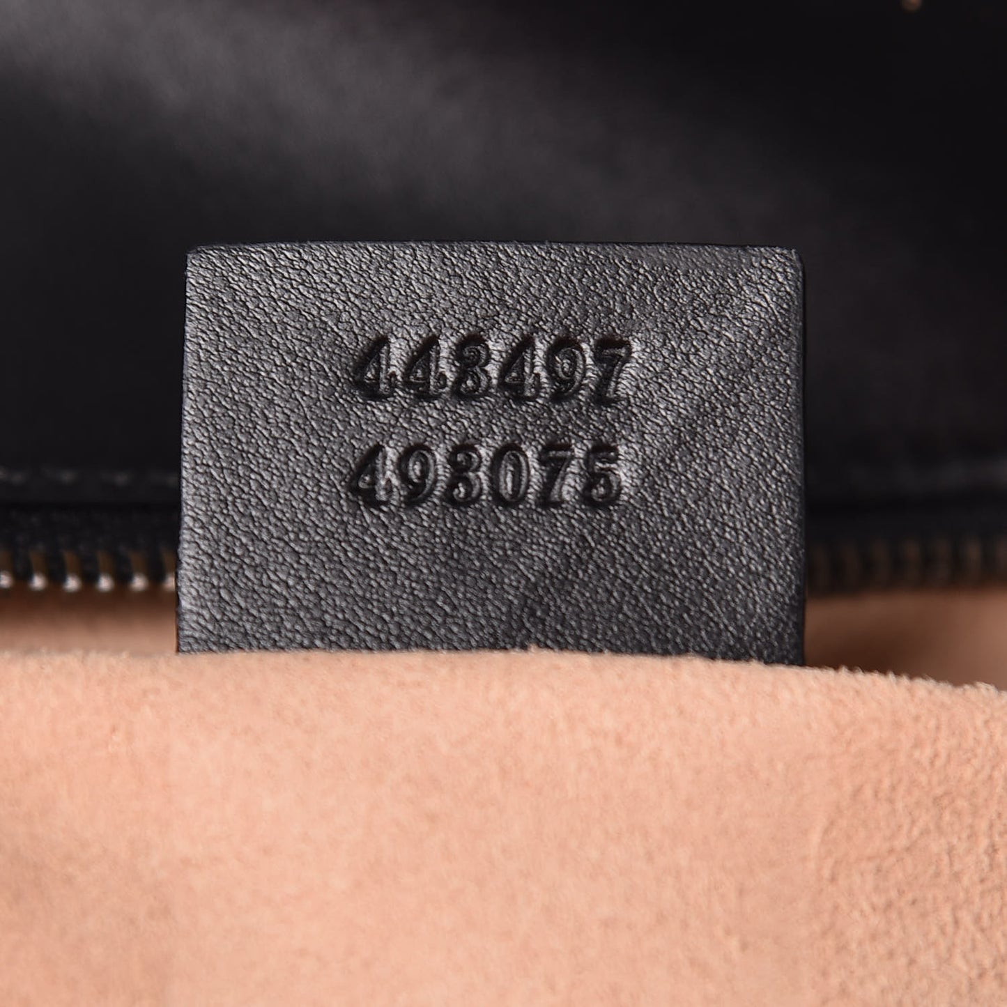 Calfskin Matelasse Small GG Marmont Shoulder Bag Black